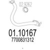 MTS 01.10167 Exhaust Pipe